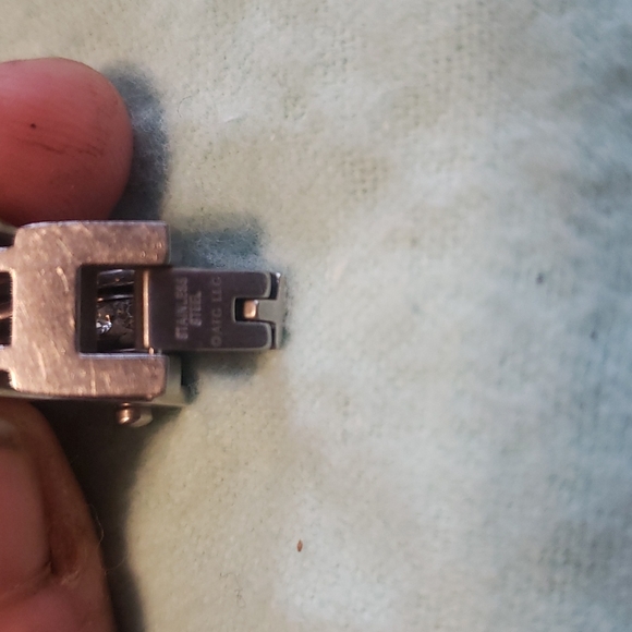 Stainless Steel Chain Bracelet with Rhinestones - Picture 5 of 5